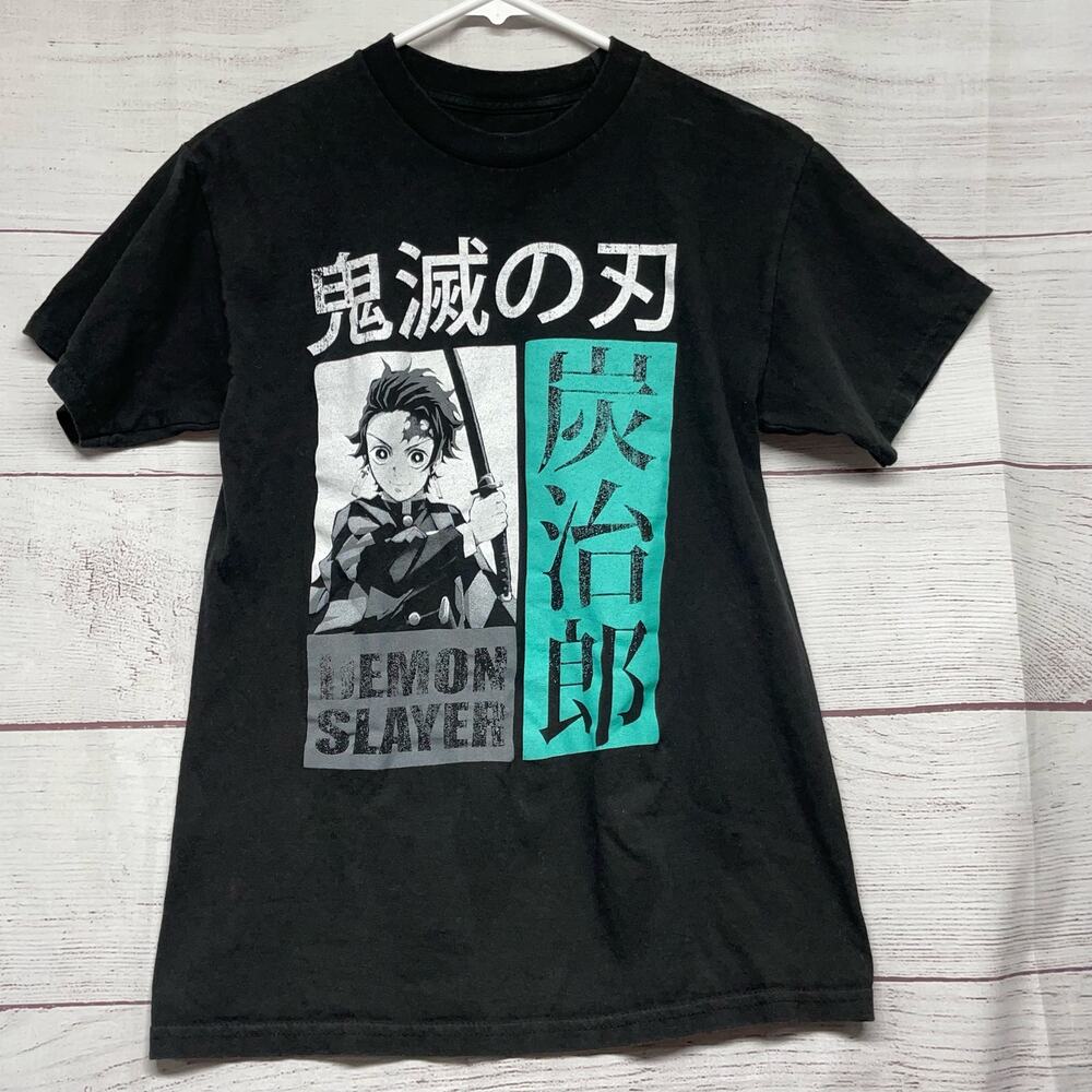 Demon Slayer Black T-shirt Size S